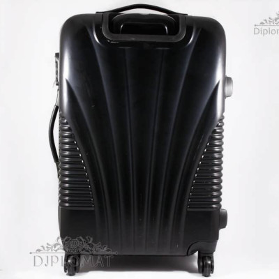 Чемодан дорожный KARYA Suitcase MIDLE  PLASTIC BLACK Черный