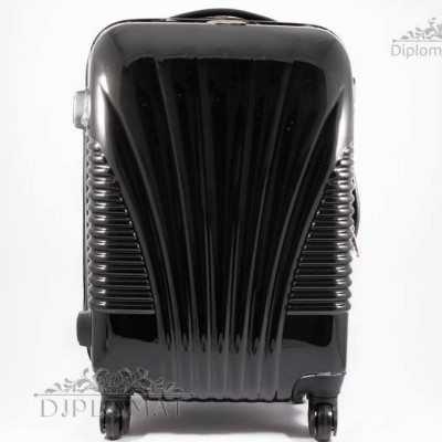 Чемодан дорожный KARYA Suitcase SMALL  PLASTIC BLACK Черный