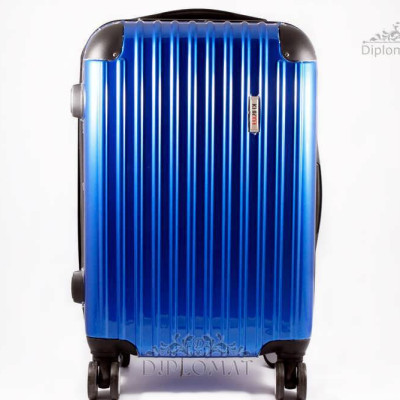 Чемодан дорожный KARYA Suitcase SMALL  PLASTIC BLUE Синий