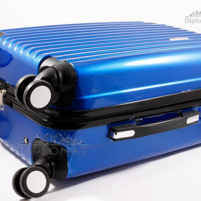 Чемодан дорожный KARYA Suitcase SMALL  PLASTIC BLUE Синий