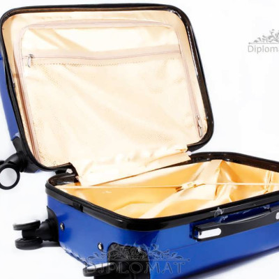 Чемодан дорожный KARYA Suitcase SMALL  PLASTIC BLUE Синий