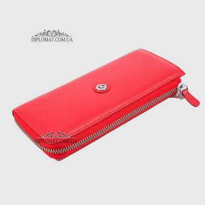 Кошелек на молнии кожаный TERGAN 5770  KIRMIZI ARSEL