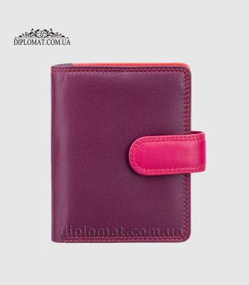 Кошелек женский кожаный VISCONTI RB40 Bali c RFID   Plum Multi