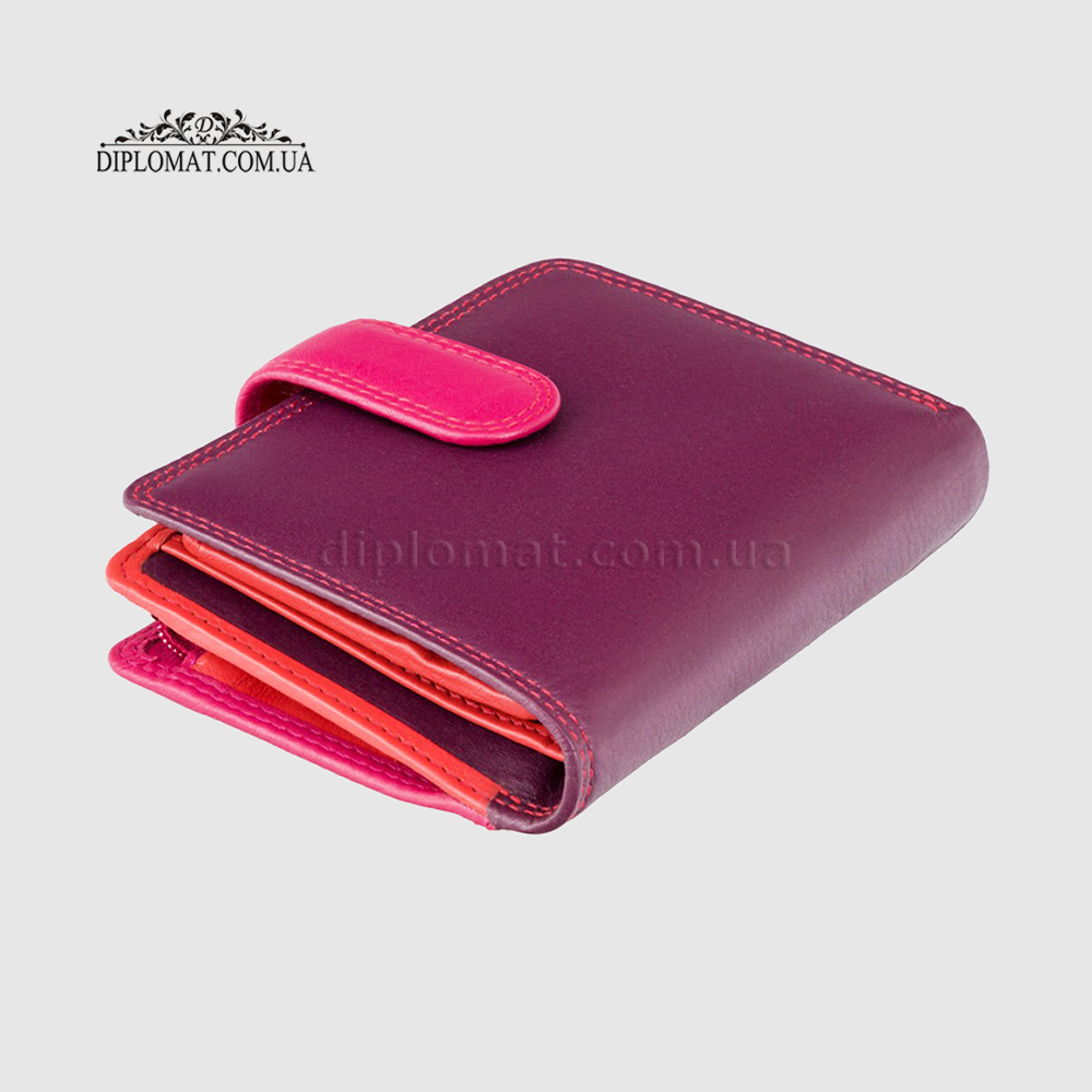 Кошелек женский кожаный VISCONTI RB40 Bali c RFID    Plum Multi  Сиреневый