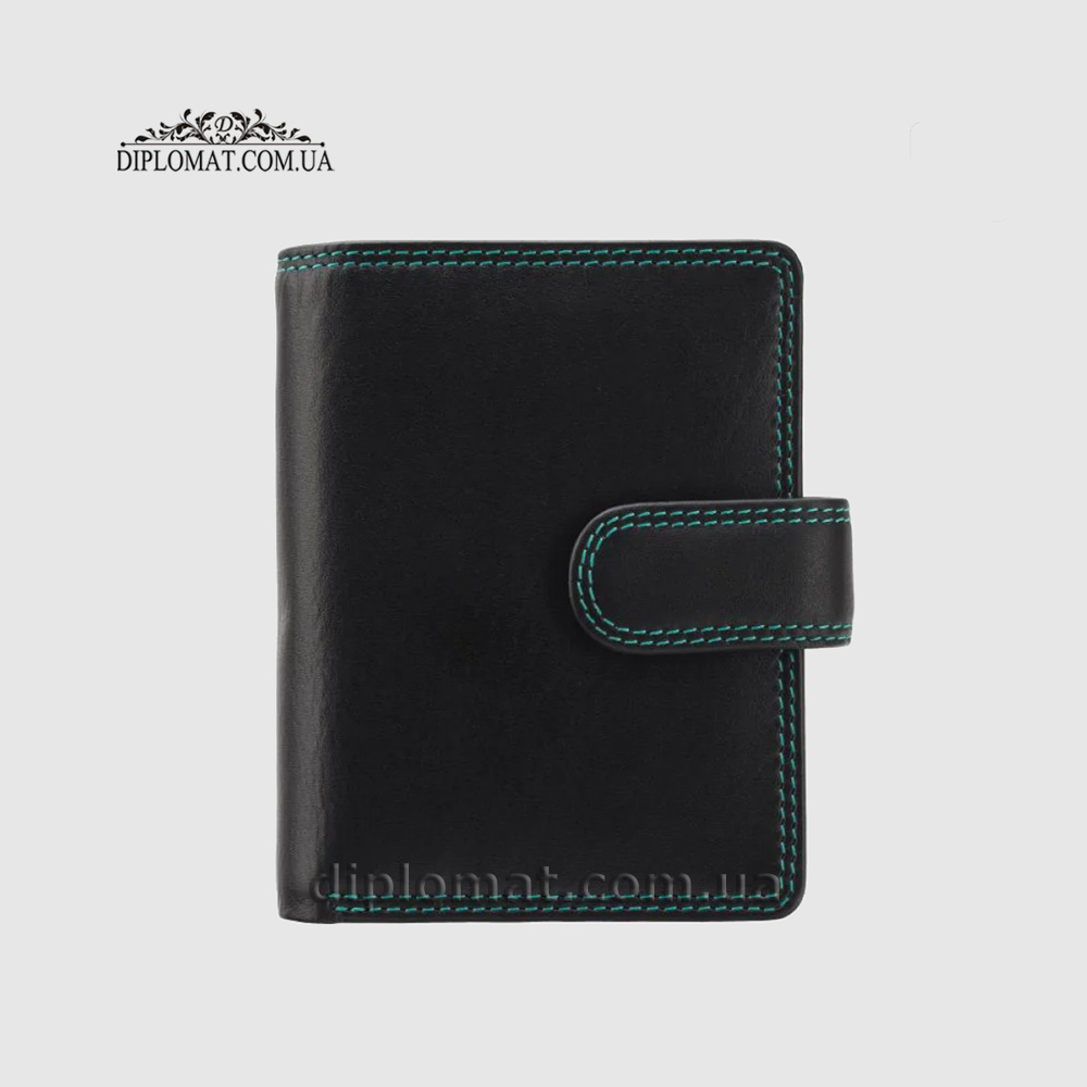 Кошелек женский кожаный VISCONTI RB40 Bali c RFID    Black/Rhumba Черный Мультиколор