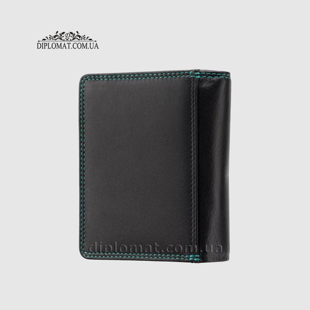 Кошелек женский кожаный VISCONTI RB40 Bali c RFID    Black/Rhumba Черный Мультиколор