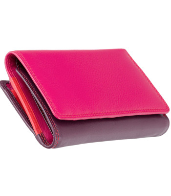 Кошелек женский кожаный VISCONTI RB43 Bora c RFID Plum Multi