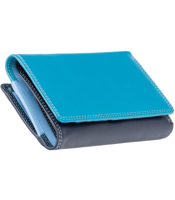 Кошелек женский кожаный VISCONTI RB43 Bora c RFID Blue Multi