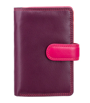 Кошелек женский кожаный VISCONTI RB51 c RFID Plum Multi