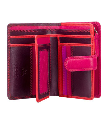 Кошелек женский кожаный VISCONTI RB51 c RFID Plum Multi