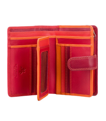 Кошелек женский кожаный VISCONTI RB51 c RFID Red/Multi