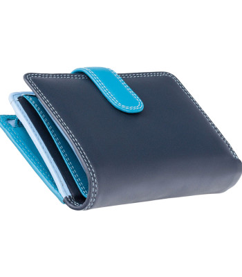Кошелек женский кожаный VISCONTI RB51 c RFID Blue Multi