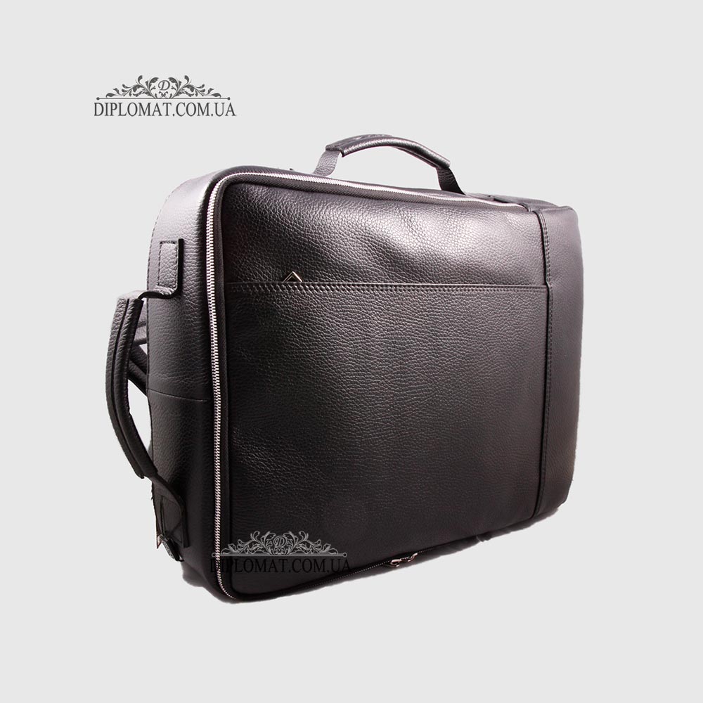 Рюкзак мужской GIADA PELLE 425597 Дорожный Под ноутбук и документы А4 BLACK floater Черный