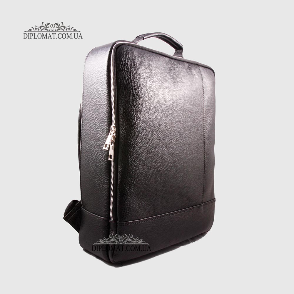 Рюкзак мужской GIADA PELLE 425597 Дорожный Под ноутбук и документы А4 BLACK floater Черный