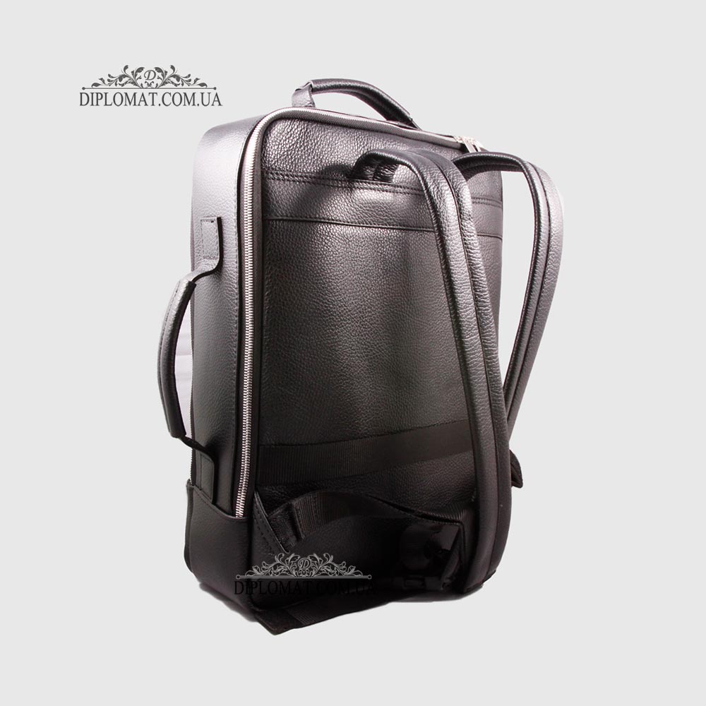Рюкзак мужской GIADA PELLE 425597 Дорожный Под ноутбук и документы А4 BLACK floater Черный