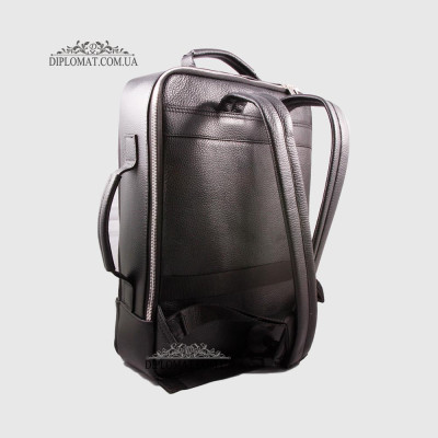 Рюкзак мужской GIADA PELLE 425597 Дорожный Под ноутбук и документы А4 BLACK floater Черный