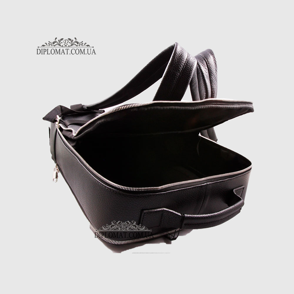 Рюкзак мужской GIADA PELLE 425597 Дорожный Под ноутбук и документы А4 BLACK floater Черный