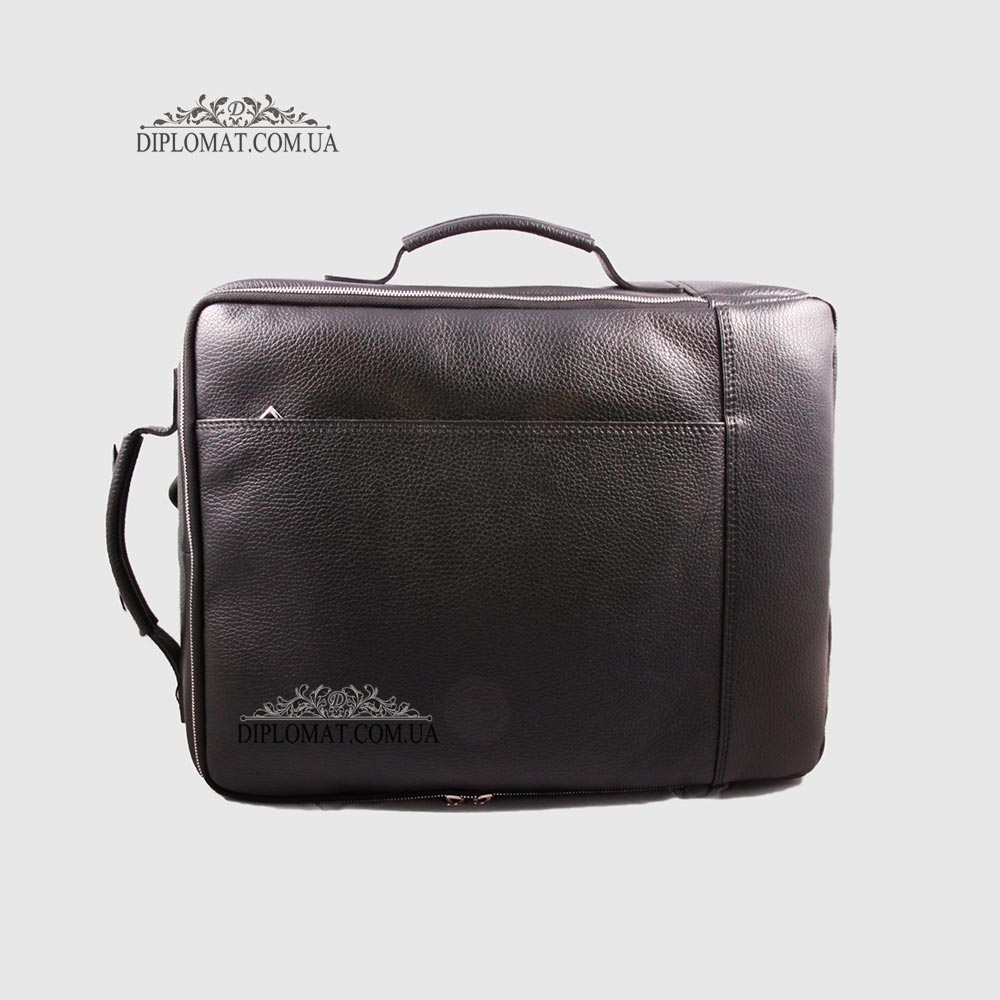 Рюкзак мужской GIADA PELLE 425597 Дорожный Под ноутбук и документы А4 BLACK floater Черный