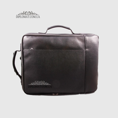 Рюкзак мужской GIADA PELLE 425597 Дорожный Под ноутбук и документы А4 BLACK floater Черный