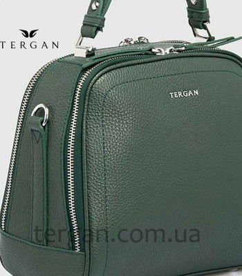 Сумка Сундук женская Кожаная TERGAN 79135 YESIL FLOATER