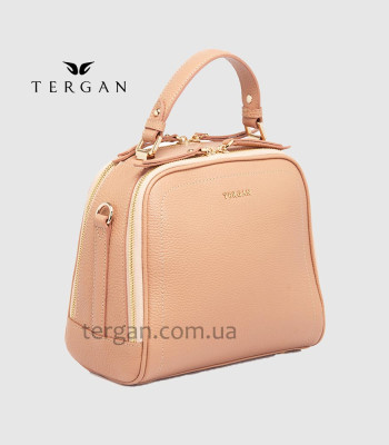 Сумка Сундук женская Кожаная TERGAN 79135 NUDE FLOATER