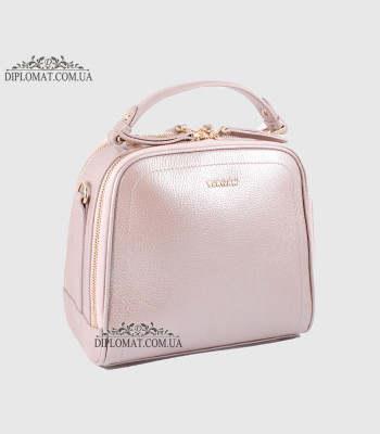 Сумка Сундук женская Кожаная TERGAN 79135 TAUPE PERLA MIMOZA