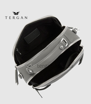 Сумка Сундук женская Кожаная TERGAN 79135 GRI FLOATER