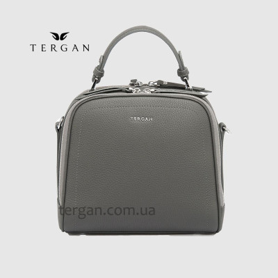 Сумка Сундук женская Кожаная TERGAN 79135  GRI FLOATER Чр