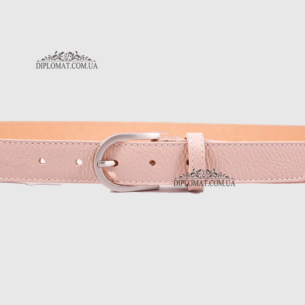 Ремень женский GIADA PELLE BELT 202107 Кожаный Универсальный PUDRA FLOATER Розовый