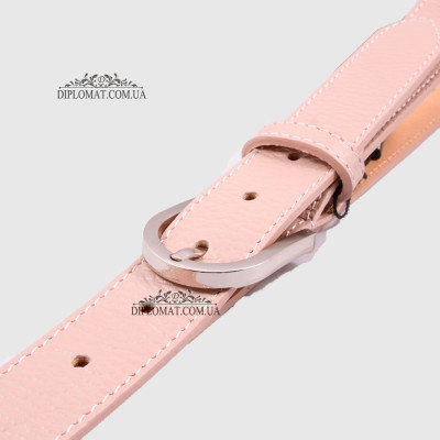 Ремень женский GIADA PELLE BELT 202107 Кожаный Универсальный PUDRA FLOATER Розовый