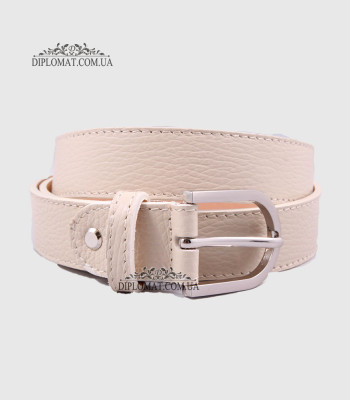 Ремень женский GIADA PELLE BELT 202107 Кожаный УниверсальныйBEJ floater
