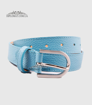 Ремень женский GIADA PELLE BELT 202107 Кожаный УниверсальныйL.BLUE floater