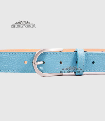 Ремень женский GIADA PELLE BELT 202107 Кожаный УниверсальныйL.BLUE floater