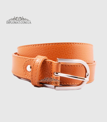 Ремень женский GIADA PELLE BELT 202107 Кожаный УниверсальныйMUSTARD floater