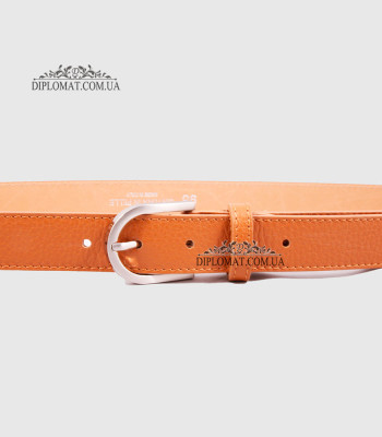 Ремень женский GIADA PELLE BELT 202107 Кожаный УниверсальныйMUSTARD floater