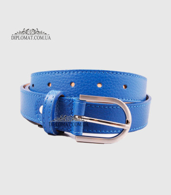 Ремень женский GIADA PELLE BELT 202107 Кожаный УниверсальныйD.BLUE  floater