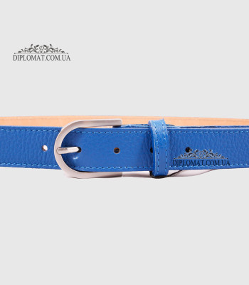 Ремень женский GIADA PELLE BELT 202107 Кожаный УниверсальныйD.BLUE  floater