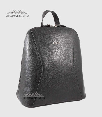 Рюкзак женский KARYA 2201 Кожаный45 Black