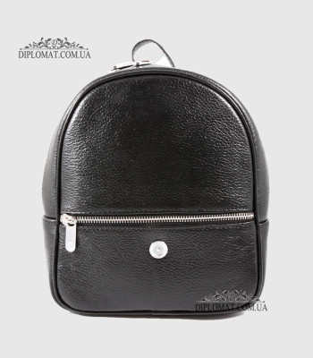 Рюкзак женский KARYA 6005 Кожаный45 Black