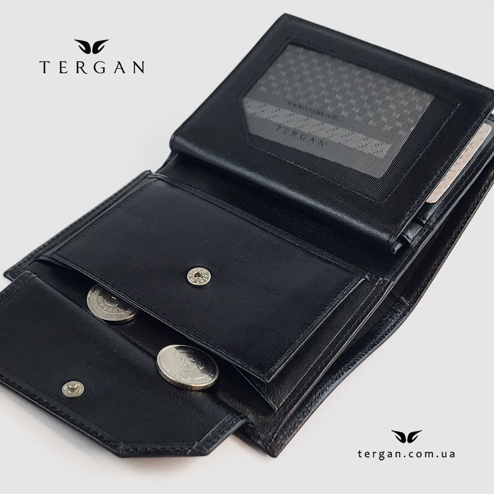 Портмоне для документов водителя TERGAN 1108 Из натуральной кожи  SIYAH RUSTIC Черный