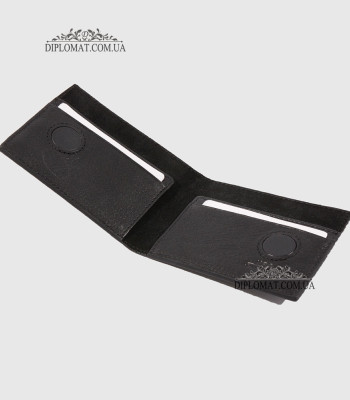 Зажим для денег с магнитом KARYA 0903 53 Black Croco
