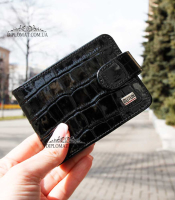 Визитница кожаная для дисконтных карт BUTUN 859 006001 Black