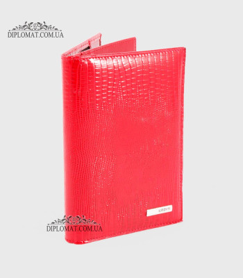Обложка для автодокуменов KARYA 433 074 Red Lack