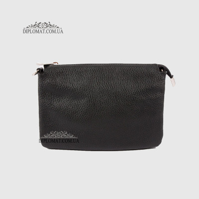 Сумка Женская Кожаная EMANUELA FERRETTI 85032 Ремень через плечо BLACK floater Черный