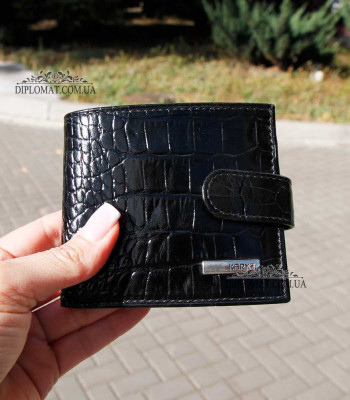 Портмоне мужское KARYA 0437 53 Black Croco