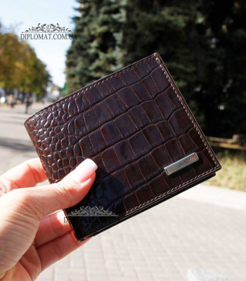 Портмоне мужское KARYA 0459 57 Brown Croco