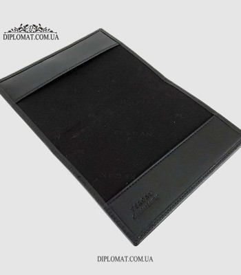 Обложка для паспорта TERGAN 1200 кожанаяSIYAH ANILINE