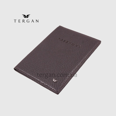 Обложка для паспорта TERGAN 1200 кожаная KAHVE FLOATER Коричневый