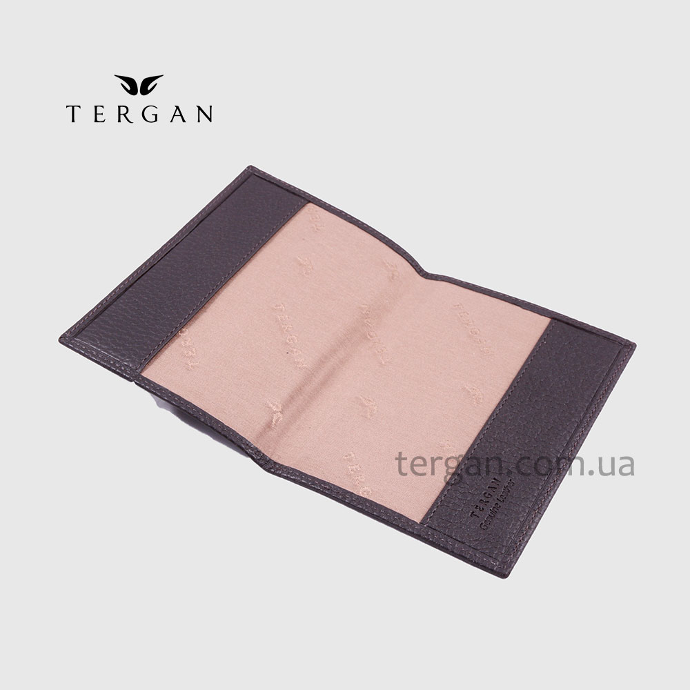 Обложка для паспорта TERGAN 1200 кожаная KAHVE FLOATER Коричневый