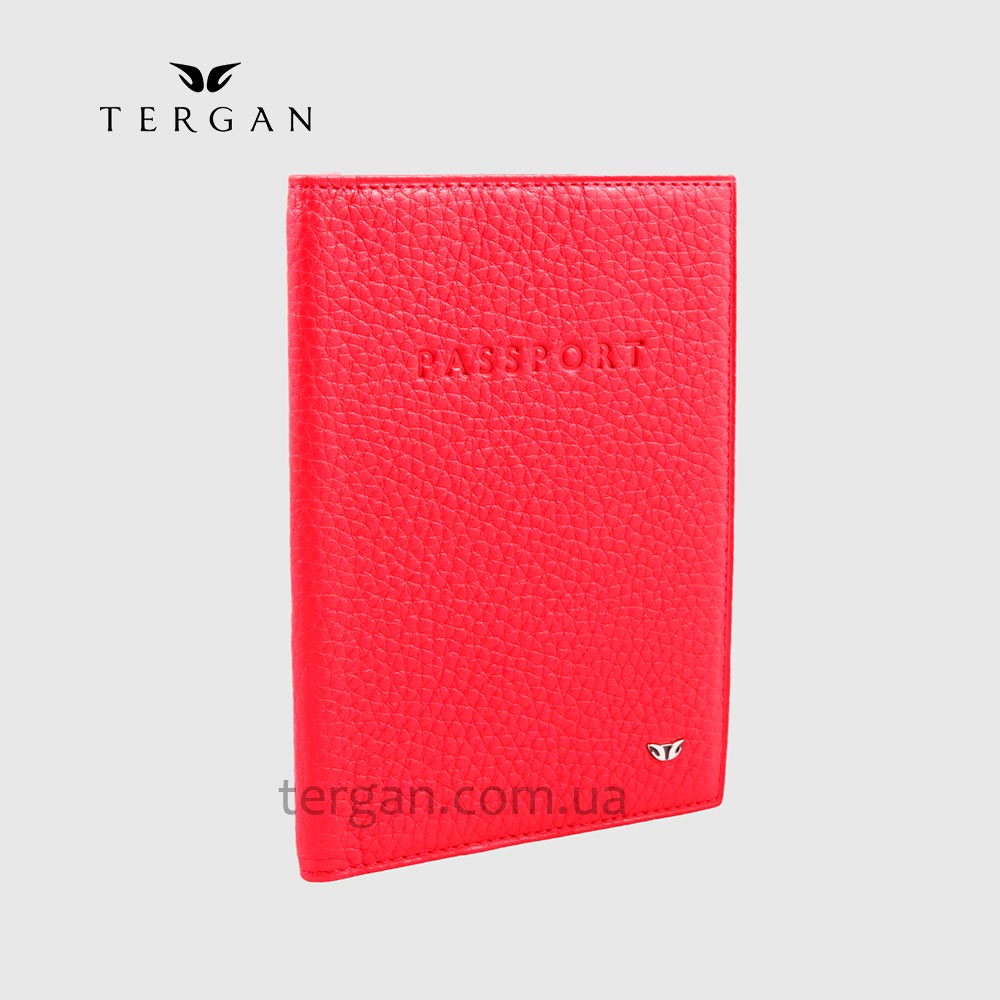 Обложка для паспорта TERGAN 1200 кожаная KIRMIZI FLOATER